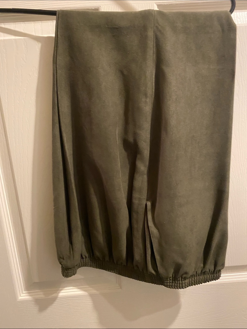 Alfred Dunner Olive Green Elastic Hem pants